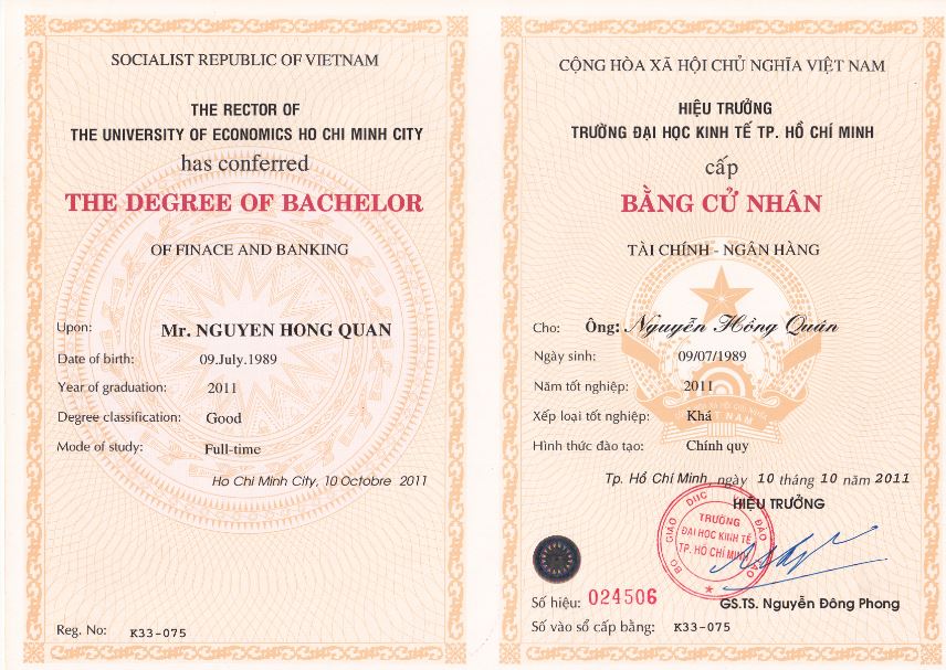 lam bang dai hoc