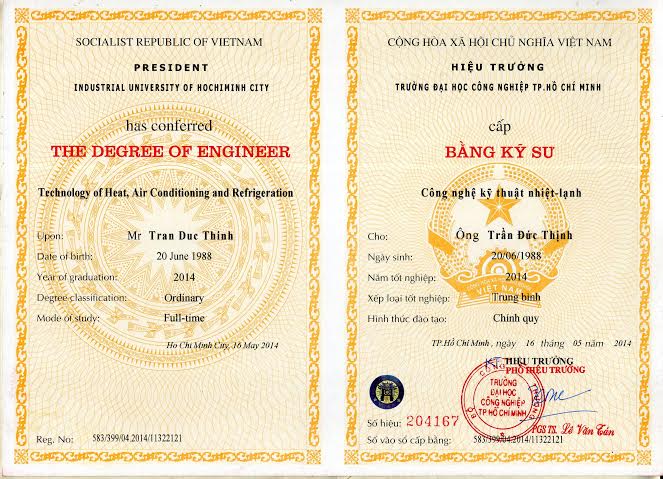 lam bang dai hoc