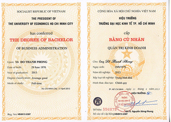 lam bang dai hoc