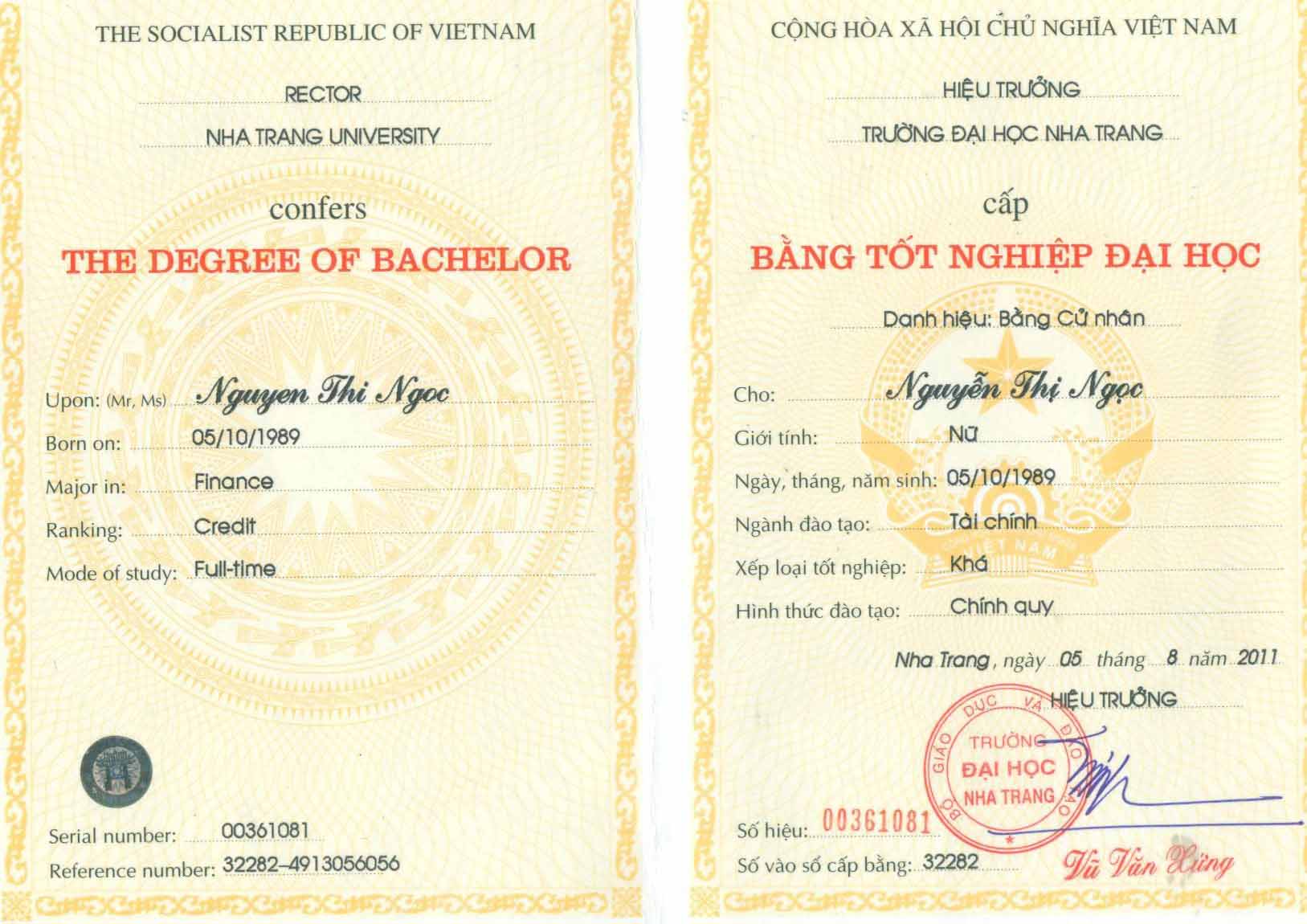 lam bang dai hoc uy tin