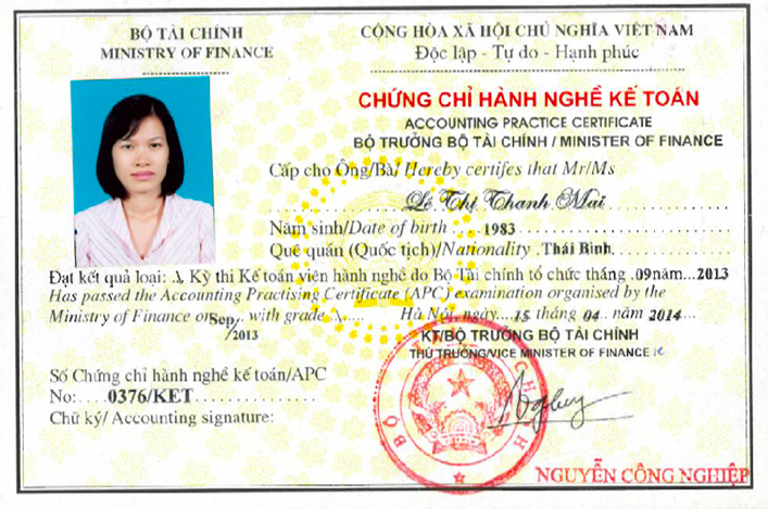 chung chi ke toan