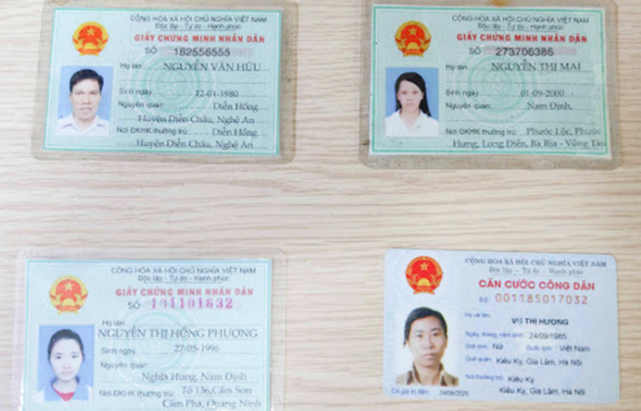 Giấy chứng minh nhân dân - giấy tở