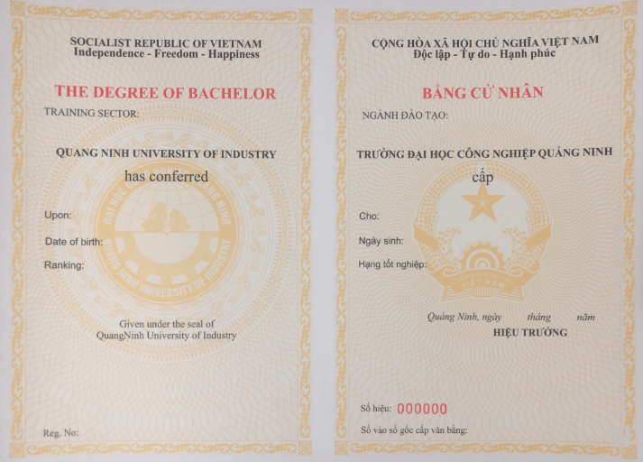 Mẫu Bằng Đại Học Mới Năm 2026